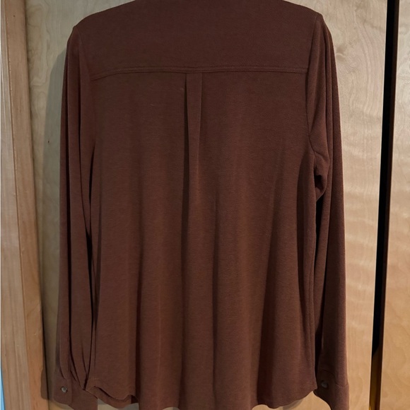 Thread & Supply Rust Button-Up Shirt - Picture 4 of 4